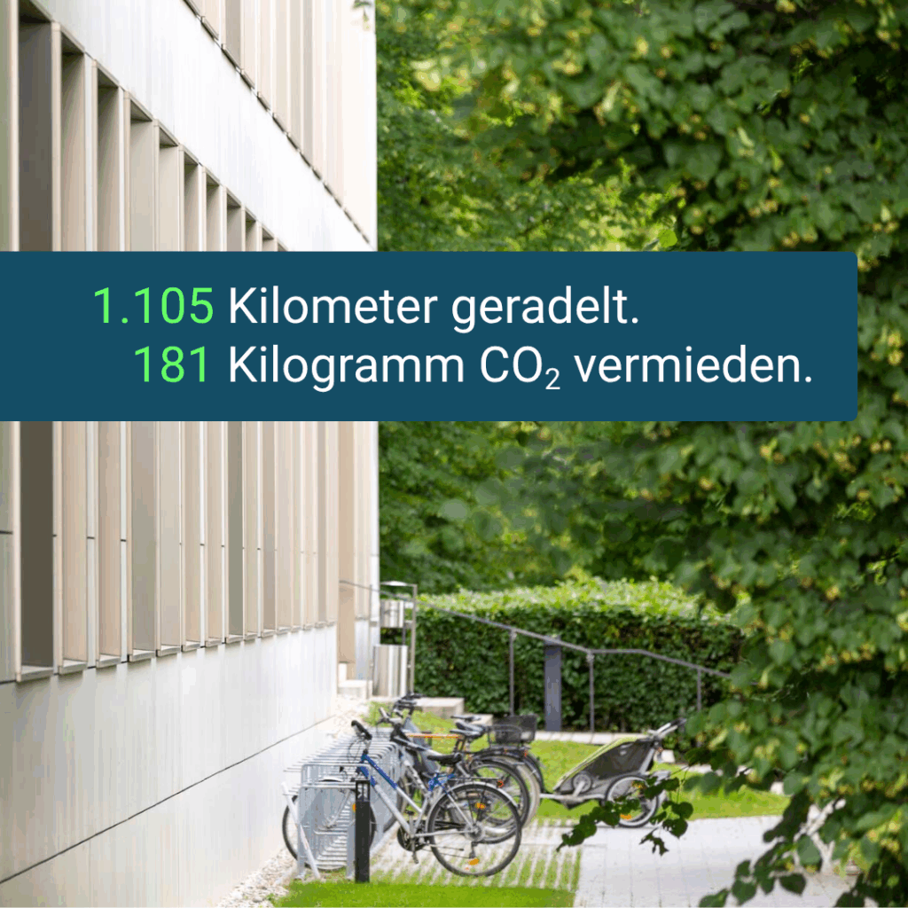 Fahrräder am Büro an der Theresienwiese