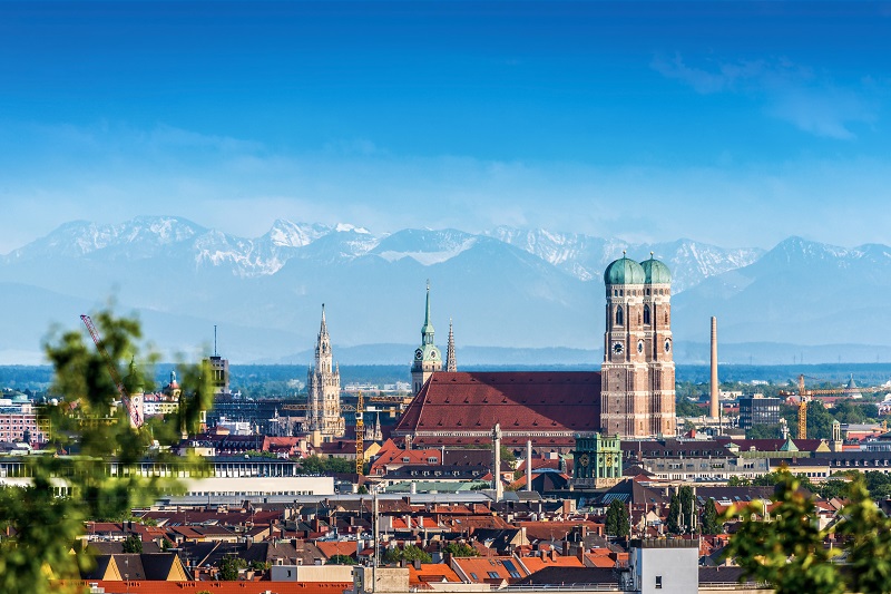 Panoramabild von München